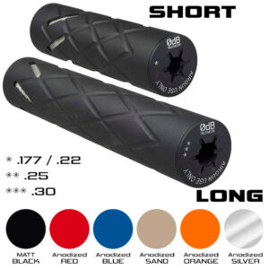 0dB Airgun Silencer (½” UNF)